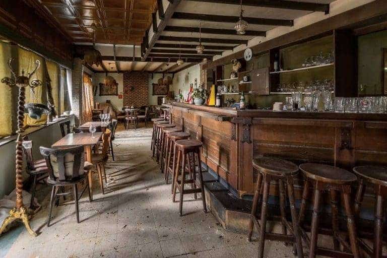 Cafe ons Moe Belgium Abandoned Pub Bar Room Featured Image