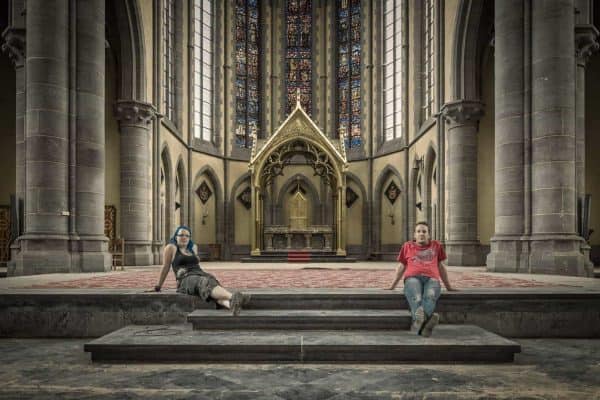 Cliffhanger Church selfie by Bastian Ahrens