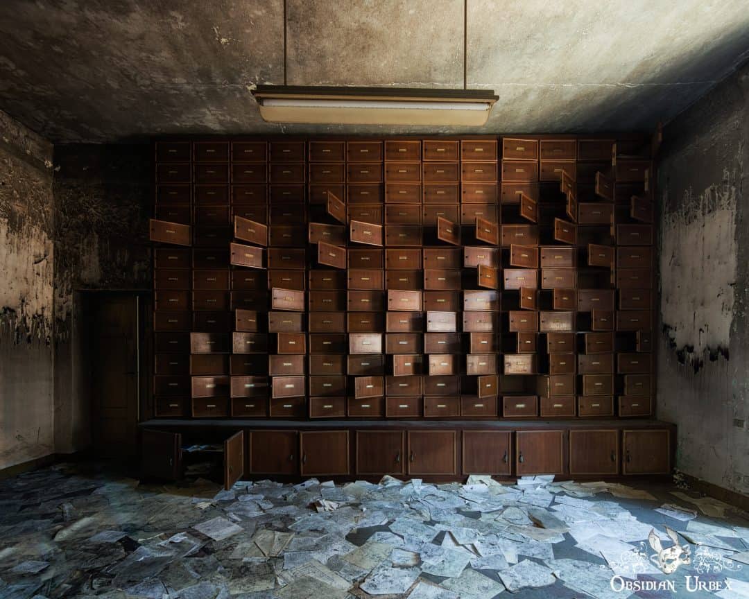 Manicomio di R Italy Administration Office Pigeon Holes