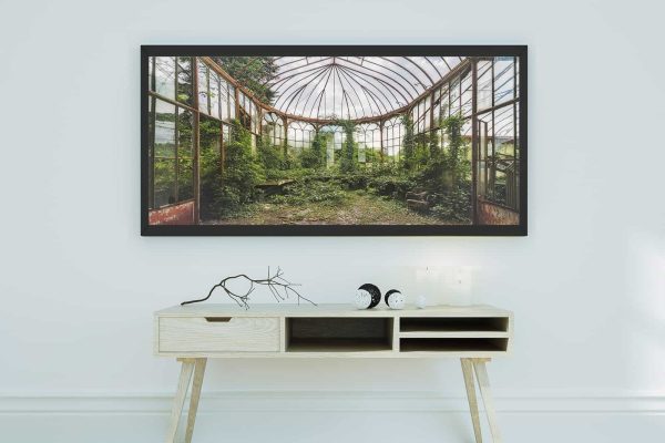 Premium Large Format Fine Art Photography Print of Chateau Rolls Royce Greenhouse Belgium Urbex Urban Exploration