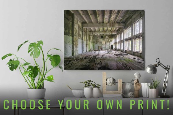 Aluminium Dibond Fine Art Photography Print of Chernobyl Urbex Urban Exploration Custom