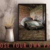 Small Format Fine Art Photography Print of Abandoned DS 21 Car Belgium Urbex Urban Exploration Custom