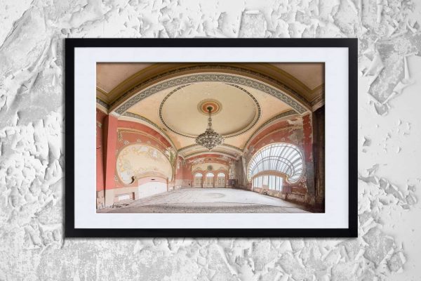 Cazinou Regal Abandoned Casino Framed Fine Art Print By Obsidian Urbex Photography Frame Detail Photo