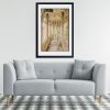 Angels and Violins Abandoned Church Framed Fine Art Print By Obsidian Urbex Photography Above Sofa