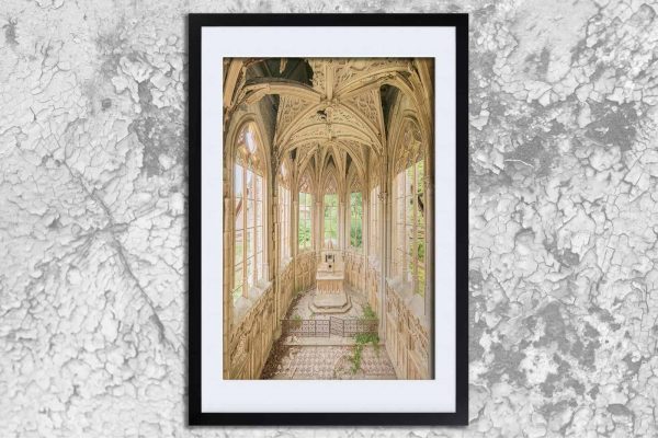 Angels and Violins Abandoned Church Framed Fine Art Print By Obsidian Urbex Photography Frame Detail Photo