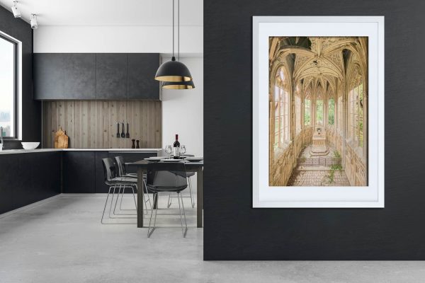 Angels and Violins Abandoned Church Framed Fine Art Print By Obsidian Urbex Photography In Kitchen
