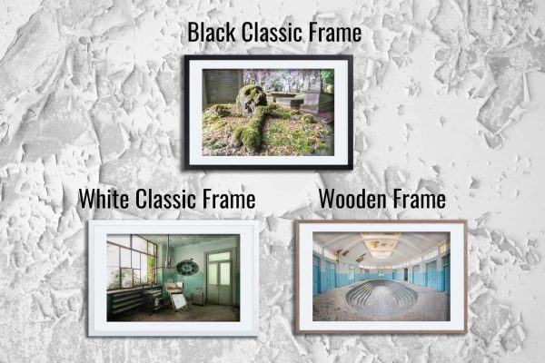 Framed Fine Art Print By Obsidian Urbex Photography All Fine Art Print Frames Comparison