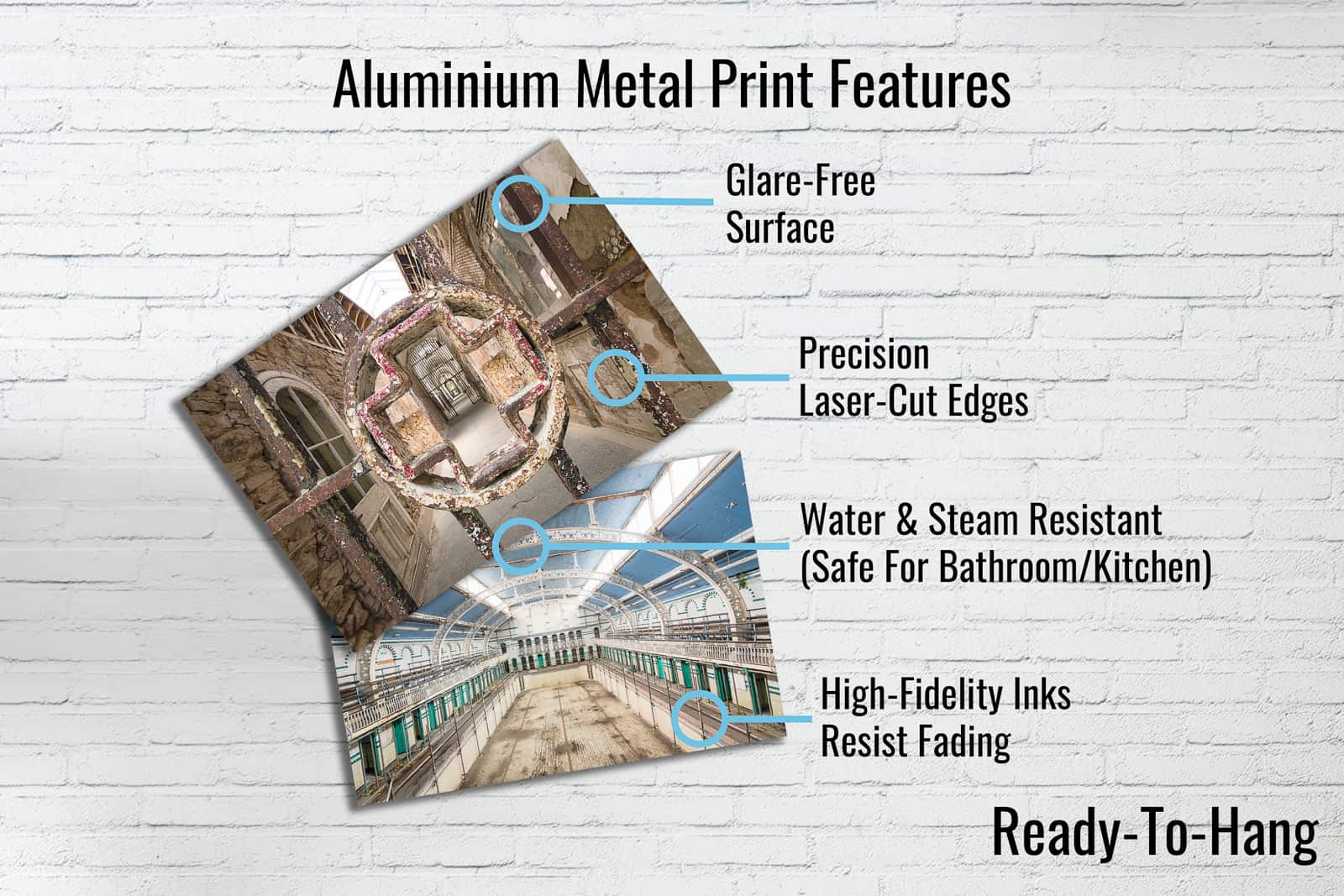 Framed Fine Art Print By Obsidian Urbex Photography Aluminium Metal Print Close Up And Feature