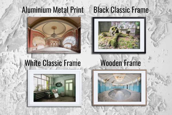 Framed Fine Art Prints By Obsidian Urbex Photography All Frames Comparison