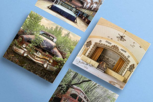 Greeting Cards Abandoned Relics Of America Series Urban Exploration Places Gift By Obsidian Urbex Photography Numbered Designs