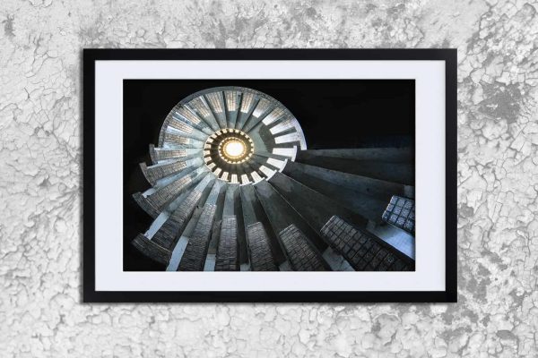 Magnificent Helix Framed Fine Art Print By Obsidian Urbex Photography Frame Detail Photo