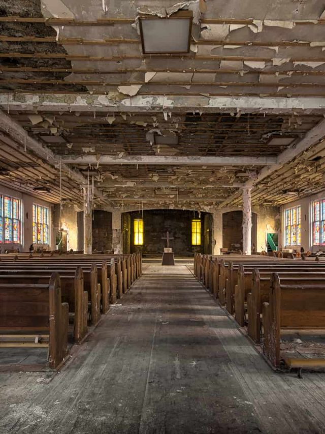 Abandoned Church And School USA