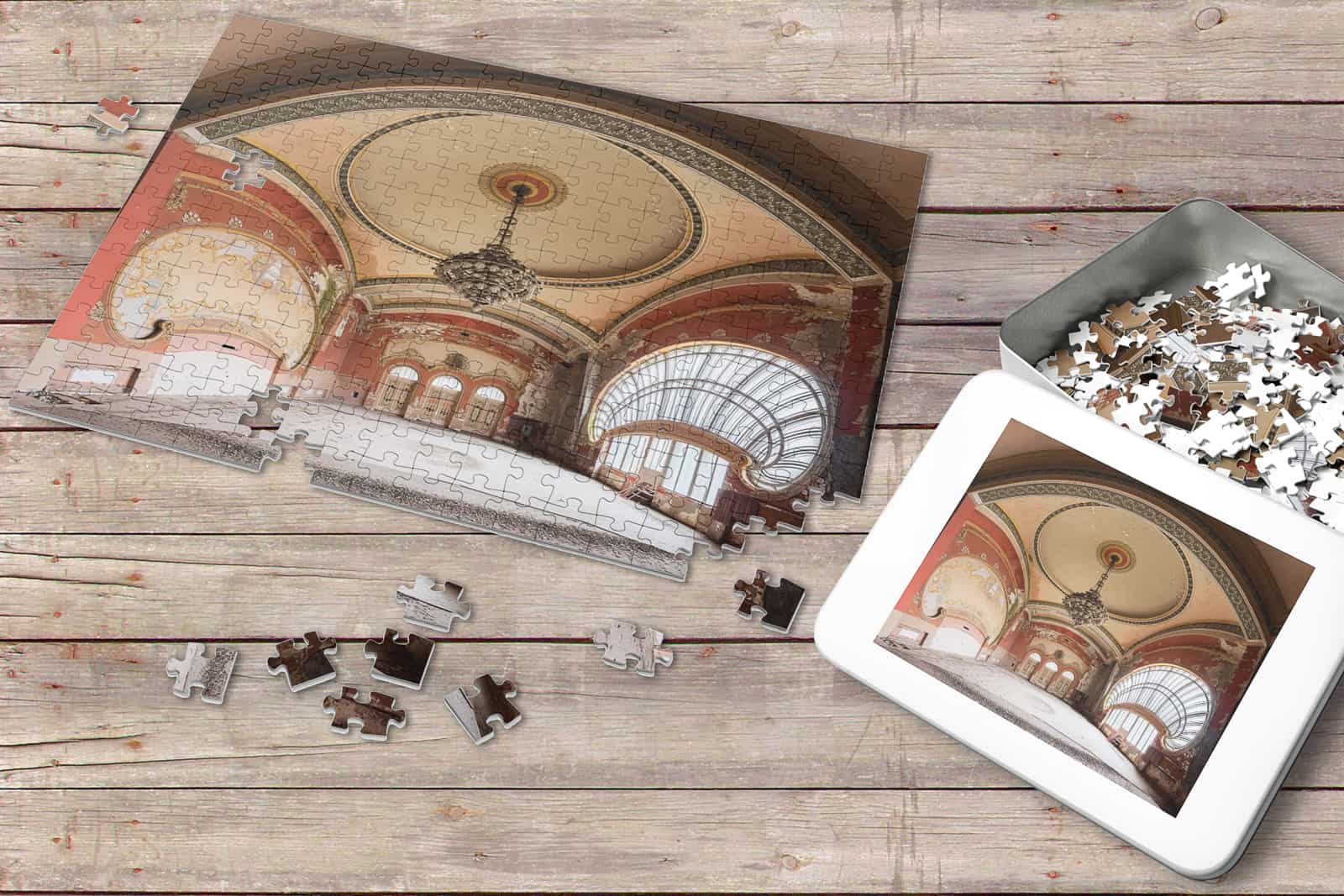 Abandoned Places Photograph Jigsaw Puzzle By Obsidian Urbex Photography 252 Piece Example