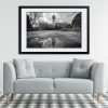 Fallen Gothic Queen Chateau Miranda Framed Fine Art Print By Obsidian Urbex Photography Above Sofa