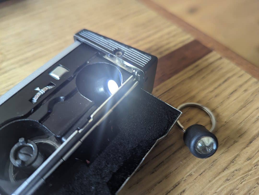Fixing light leaks on a Kiev 30 16mm Subminature camera tiny leds
