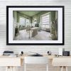Patologia Verde Framed Fine Art Print By Obsidian Urbex Photography On Office Wall
