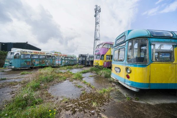 Vintage 1930s Seaside Trams England Featured Image