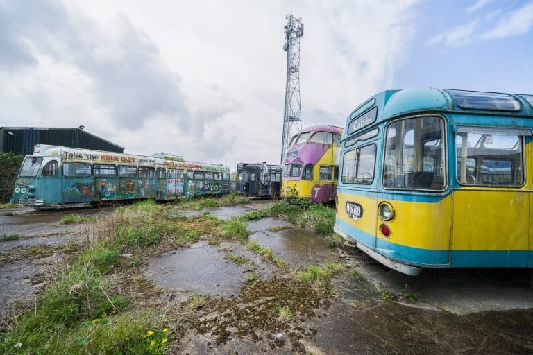 Vintage 1930s Seaside Trams England Featured Image