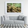 Whispering Chains Framed Fine Art Print By Obsidian Urbex Photography Above Sofa