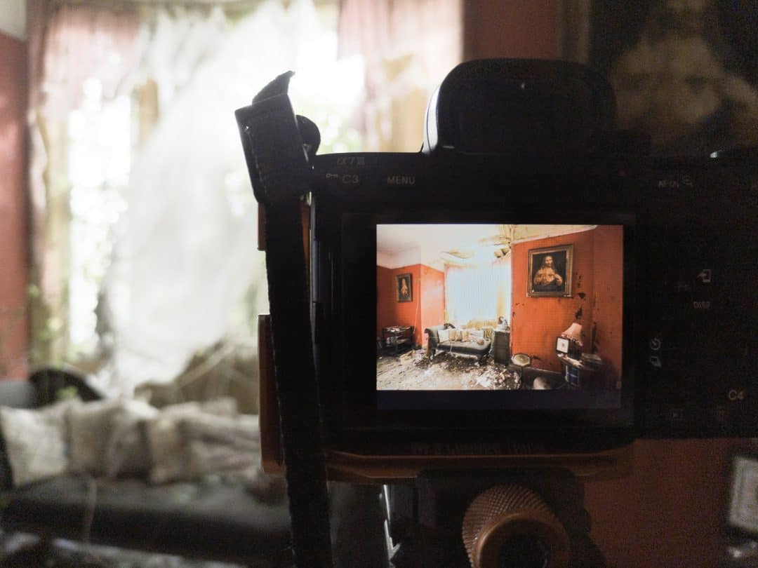 Ireland 2024 The Autumn Tour Abandoned Manor House Living Room