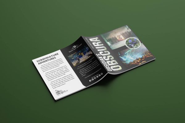 Obsidians Obscura Zine Issue 002 Front And Back Covers