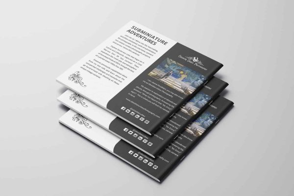 Obsidians Obscura Zine Issue 002 Pile Of Three Rear Cover