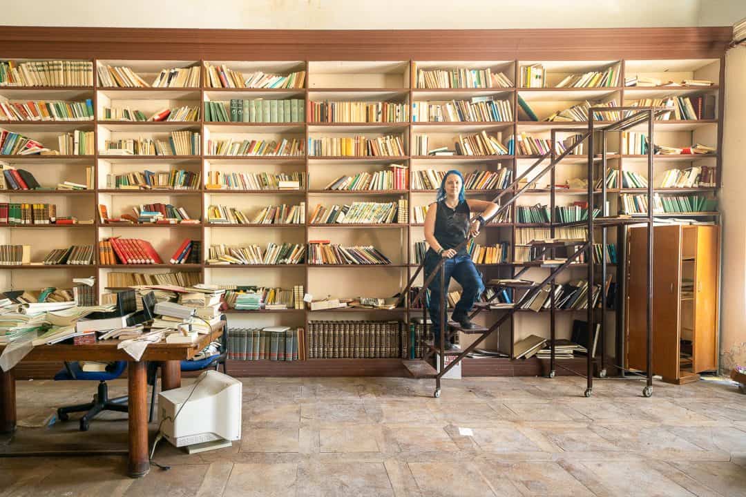 Italy 2025 Urbex Road Trip Janine Pendleton In Abandoned Library